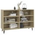 Aparador de madera contrachapada roble Sonoma 103,5x35x70