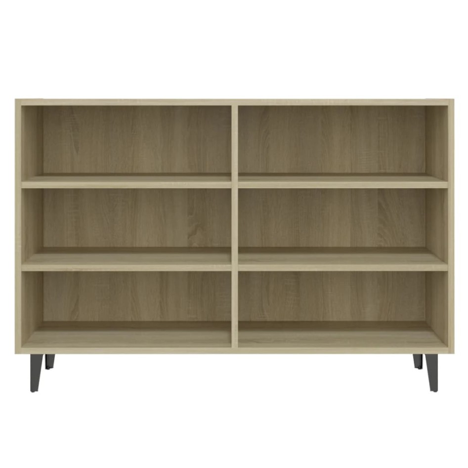 Aparador de madera contrachapada roble Sonoma 103,5x35x70