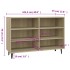 Aparador de madera contrachapada roble Sonoma 103,5x35x70