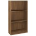 Estantería de madera contrachapada roble marrón