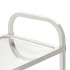 Carrito de cocina de 2 alturas acero inoxidable 95x45x83,5