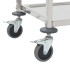 Carrito de cocina de 2 alturas acero inoxidable 95x45x83,5