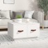 Mesa de centro de madera maciza de pino blanco 60x53x35