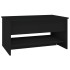 Mesa de centro madera contrachapada negro 80x50x40