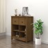 Aparador de madera maciza de pino marrón miel 70x35x80