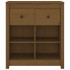 Aparador de madera maciza de pino marrón miel 70x35x80
