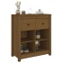 Aparador de madera maciza de pino marrón miel 70x35x80