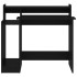 Escritorio con luz LED madera contrachapada negro 97x45x90