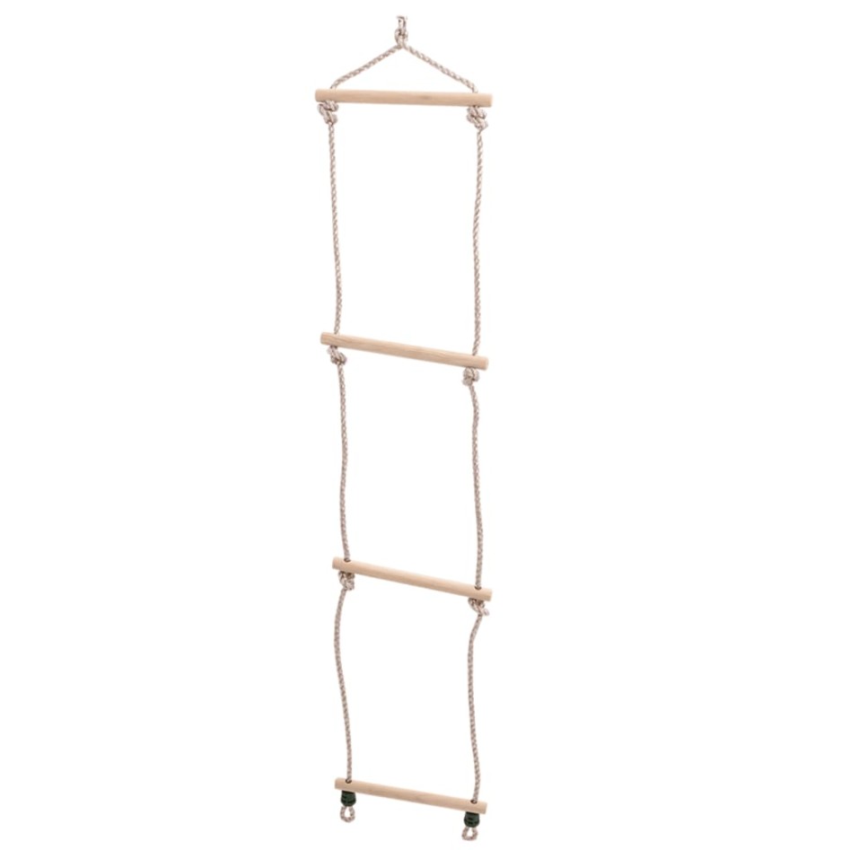 Columpio con escalera cuerda y rocas de piedra PE