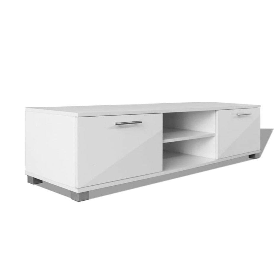 Mueble para TV blanco brillante 120x40,5x35