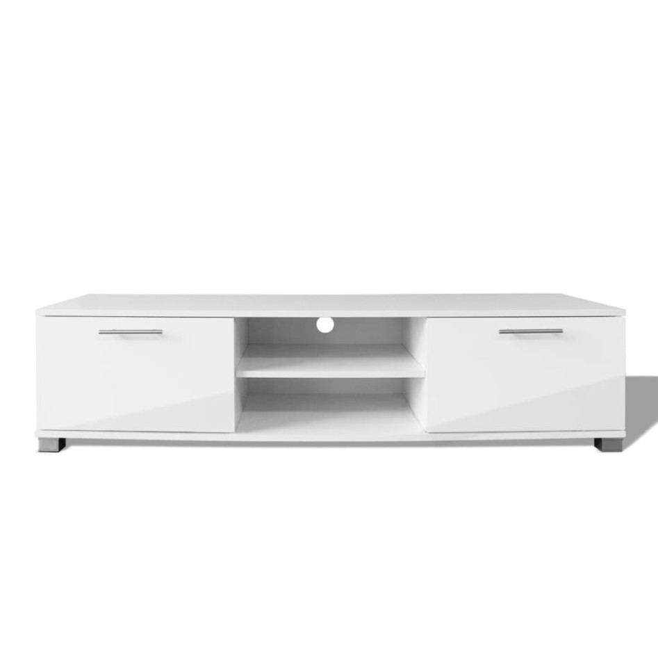 Mueble para TV blanco brillante 120x40,5x35