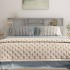 Mueble cabecero gris hormigón 200x19x103,5