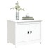 Mesa de centro de madera maciza de pino blanco 71x49x55