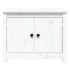 Mesa de centro de madera maciza de pino blanco 71x49x55