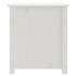 Mesa de centro de madera maciza de pino blanco 71x49x55