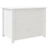 Mesa de centro de madera maciza de pino blanco 71x49x55