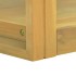 Armario de baño de pared madera maciza de teca 90x45x35