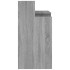 Escritorio con LED madera contrachapada gris sonoma 97x45x90