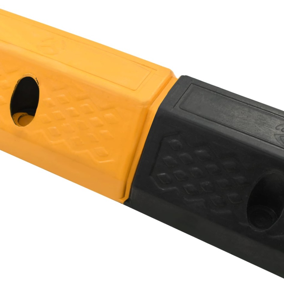 Topes de estacionamiento 2 piezas 49x15x9