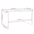 Mesa de centro madera de ingeniería roble Sonoma 80x50x42,5
