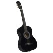 Guitarra clásica para niños y principiantes negro 3/4 36
