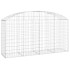 Cesta gaviones forma arco hierro galvanizado 200x50x100/120