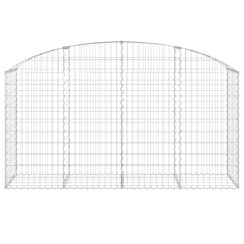 Cesta gaviones forma arco hierro galvanizado 200x50x100/120