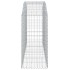 Cesta gaviones forma arco hierro galvanizado 200x50x100/120