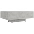 Mesa de centro madera ingeniería gris hormigón 85x55x31