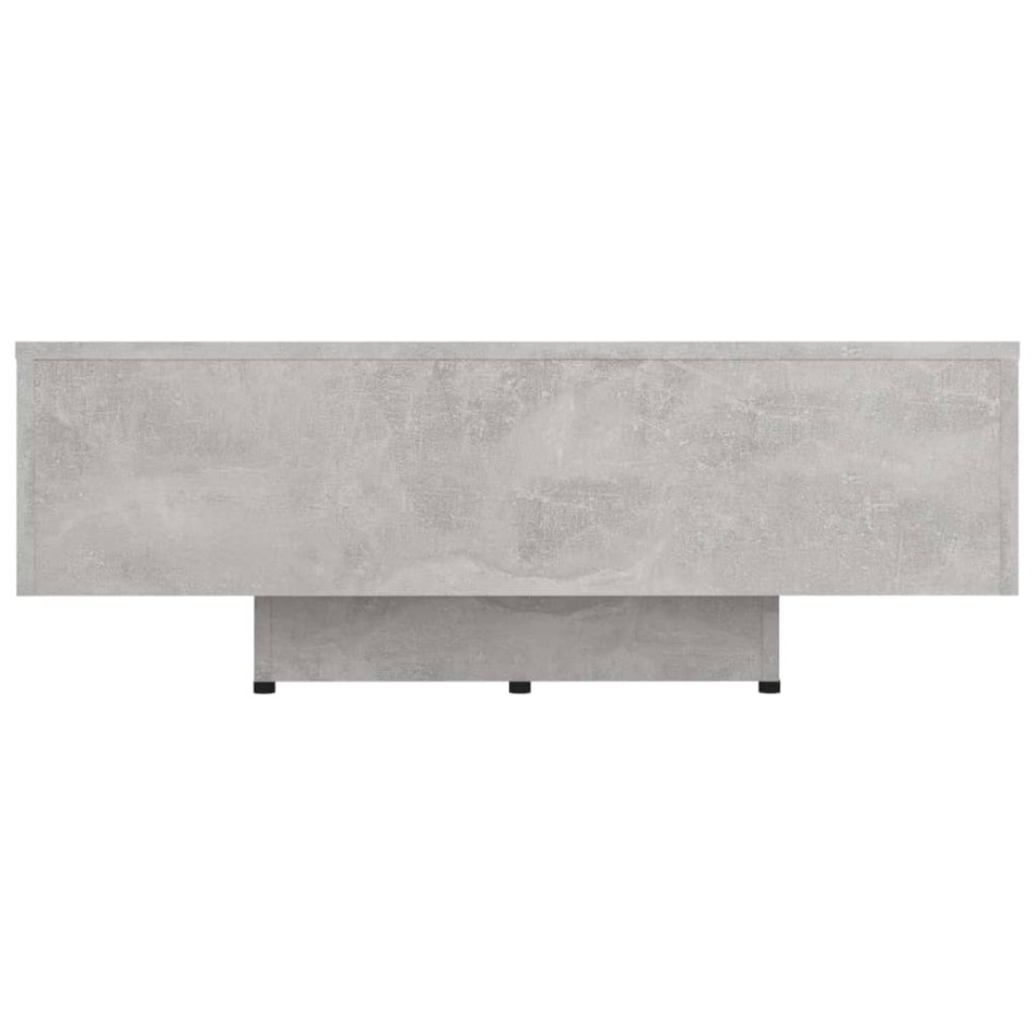 Mesa de centro madera ingeniería gris hormigón 85x55x31