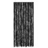 Cortina mosquitera de chenilla gris antracita 90x220