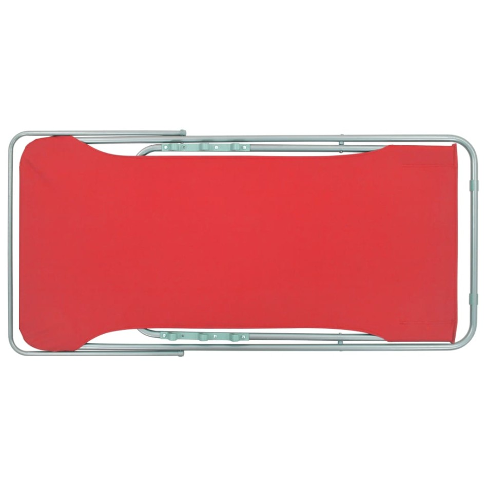 Sillas de playa plegables 2 unidades acero y tela oxford