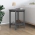 Mesa de centro de madera maciza de pino gris Ø55x60