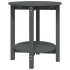 Mesa de centro de madera maciza de pino gris Ø55x60