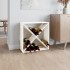 Botellero de madera maciza de pino blanco 62x25x62