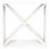 Botellero de madera maciza de pino blanco 62x25x62