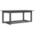 Mesa de centro de madera maciza de pino gris 110x55x45