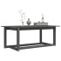 Mesa de centro de madera maciza de pino gris 110x55x45