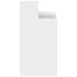 Escritorio LED madera contrachapada blanco brillo 97x45x90