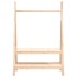 Perchero de madera maciza de pino 100x45,5x150
