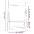 Perchero de madera maciza de pino 100x45,5x150