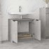 Armario de baño contrachapado gris hormigón 64,5x33,5x59