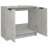 Armario de baño contrachapado gris hormigón 64,5x33,5x59