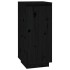 Armario zapatero de madera maciza de pino negro 35x35x80