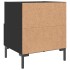 Mesitas de noche 2 uds madera ingeniería negro 40x35x47,5
