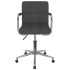 Silla de comedor giratoria tela gris