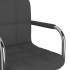 Silla de comedor giratoria tela gris
