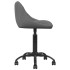 Silla de oficina de terciopelo gris