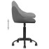 Silla de oficina de terciopelo gris