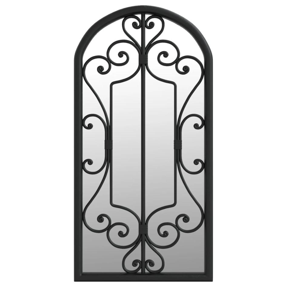 Espejo de hierro negro para uso interior 70x30